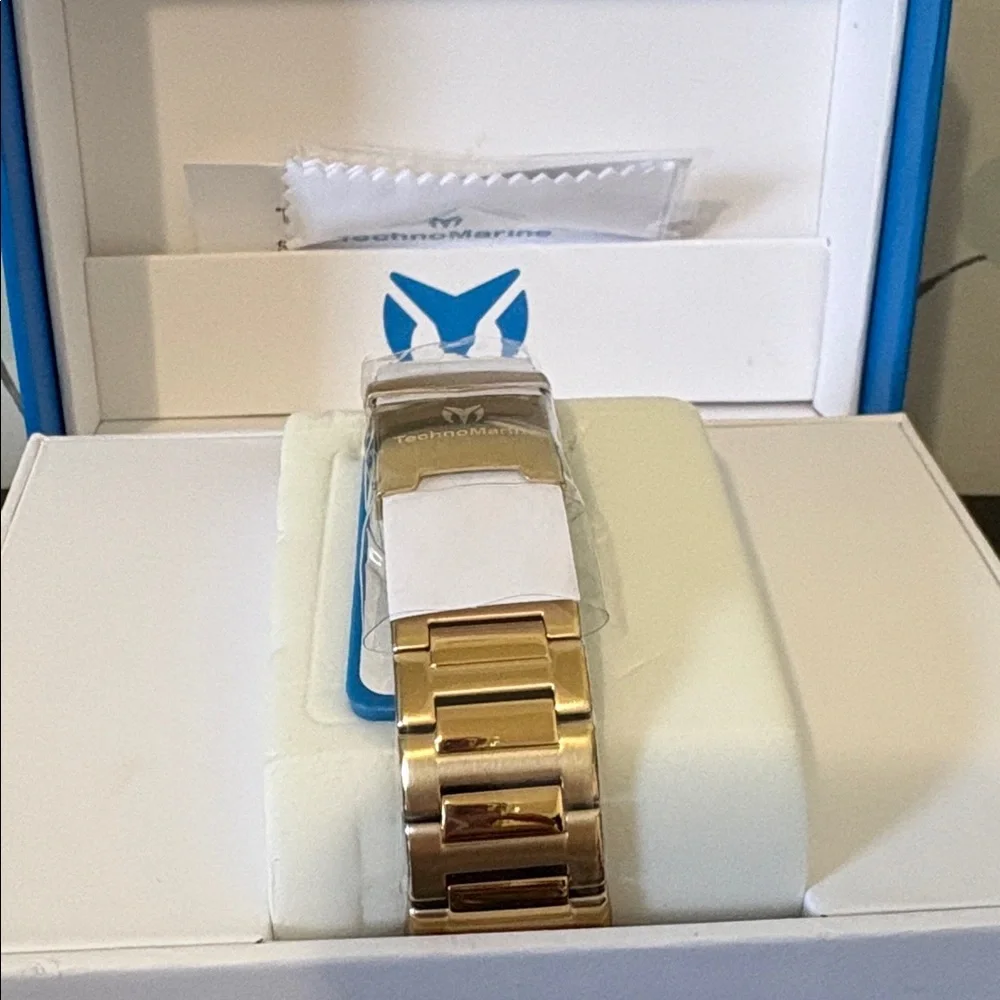 TechnoMarine Seven Seas Men’s Watch 44mm Gold TM-725032